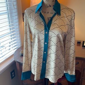 Trina Turk top, size large - beautiful colors!